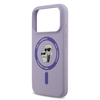 Karl Lagerfeld Liquid Silicone Karl and Choupette MagSafe tok iPhone 17 Prohoz Lila - 3. kép