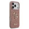  iPhone 17 Pro Pink Guess PU Glitter 4G Fém Logó tok - 2. kép