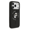 Karl Lagerfeld Liquid Silicone Karl and Choupette MagSafe tok iPhone 17 Pro-hoz fekete - 2. kép
