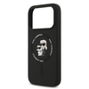 Karl Lagerfeld Liquid Silicone Karl and Choupette MagSafe tok iPhone 17 Pro-hoz fekete - 3. kép