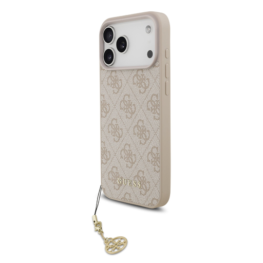 iPhone 17 Pro Max Tone on Tone Pink Guess 4G Charm tok iPhone 17 Pro Max Tone on Tone Pink Guess 4G Charm tok