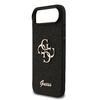  iPhone 17 Air Fekete Guess PU Fixed Glitter 4G Metal Logo tok - 3. kép