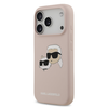 Karl Lagerfeld Liquid Silicone Double Heads MagSafe tok iPhone 17 Pro Pink tok - 0. kép