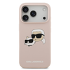 Karl Lagerfeld Liquid Silicone Double Heads MagSafe tok iPhone 17 Pro Pink tok - 1. kép