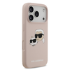 Karl Lagerfeld Liquid Silicone Double Heads MagSafe tok iPhone 17 Pro Pink tok - 2. kép
