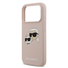 Karl Lagerfeld Liquid Silicone Double Heads MagSafe tok iPhone 17 Pro Pink tok - 3. kép