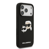 Karl Lagerfeld Liquid Silicone Double Heads MagSafe tok iPhone 17 Pro Fekete - 2. kép