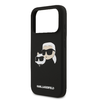 Karl Lagerfeld Liquid Silicone Double Heads MagSafe tok iPhone 17 Pro Fekete - 3. kép