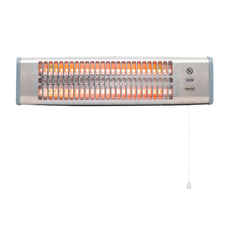 HOME FK20 kvarccsöves fűtőtest, 1200 W, 2 fokozat, fémház, falra szerelhető kivitel
