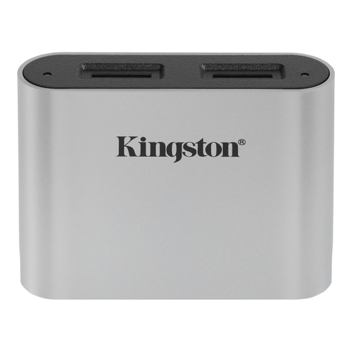 USB 3.2 Kártyaolvasó Kingston Workflow, 2 x microSD, Szürke WFS-SDC