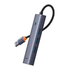 USB Hub Baseus UltraJoy, 3 x USB-A 3.0 - 1 x RJ45, Szürke B0005280A813-01 - 1. kép
