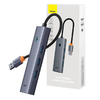 USB Hub Baseus UltraJoy, 3 x USB-A 3.0 - 1 x RJ45, Szürke B0005280A813-01 - 3. kép