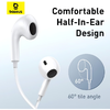 Handsfree USB-C Baseus Encok CZ17, White A00170000213-Z1  - 0. kép