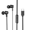 Handsfree USB-C Hoco M86, Fekete - 1. kép