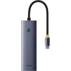 USB-C Hub Baseus UltraJoy, 4 x USB-A 3.0 - 1 x USB-C - 1 x HDMI, Szürke B00052807813-01