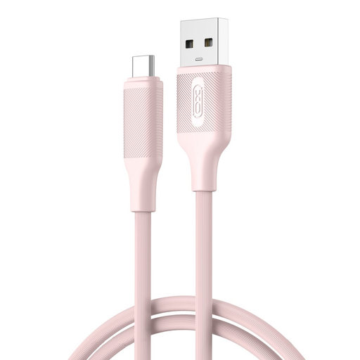 XO kábel NB265 USB - USB-C 1,0m 3A rózsaszín