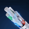 USB - micro USB kábel 2.4A 2m Joyroom S-UM018A13 - fehér - 4. kép