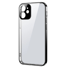 Joyroom New Beauty Series ultra vékony tok galvanizált kerettel iPhone 12 Pro Max fekete (JR-BP744) tok