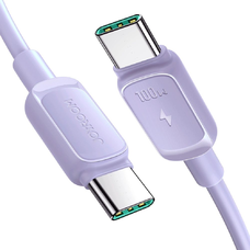 Joyroom S-CC100A14 USB-C - USB-C kábel 100W 480Mb/s 1.2m - lila