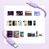 Joyroom S-CC100A14 USB-C - USB-C kábel 100W 480Mb/s 1.2m - lila - 4. kép
