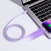 Lightning - USB 2.4A kábel 1.2m Joyroom S-AL012A14 - lila - 4. kép
