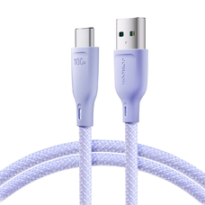 Joyroom Multi-Color Series SA34-AC6 USB-A / USB-C kábel 100W Gyors adatátvitel 1m - Lila