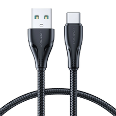 Joyroom USB - USB C 3A Surpass Series kábel gyors töltéshez és adatátvitelhez 1.2 m fekete (S-UC027A11)