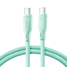 Joyroom SA34-CC3 USB-C - USB-C kábel 60W 480Mb/s 1m - zöld