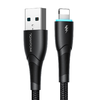 Joyroom Starry Series SA32-AL3 3A USB-A / Lightning kábel 1m - fekete - 4. kép