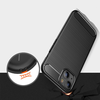 iPhone 14 - Techsuit - Szénszálas Szilikon Tok - Fekete tok - 1. kép