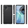  Motorola Moto G72 - Techsuit - Szénszálas Szilikon Tok - Fekete tok - 0. kép