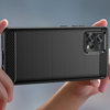  Motorola Moto G72 - Techsuit - Szénszálas Szilikon Tok - Fekete tok - 1. kép