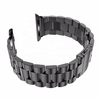 Apple Watch szíj (W036) - Techsuit - kompatibilis az 1/2/3/4/5/6/7/8/9/10/SE/SE 2/Ultra/Ultra 2 modellekkel (42/44/45/46/49mm) - Fekete - 1. kép