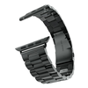 Apple Watch szíj (W036) - Techsuit - kompatibilis az 1/2/3/4/5/6/7/8/9/10/SE/SE 2/Ultra/Ultra 2 modellekkel (42/44/45/46/49mm) - Fekete - 3. kép