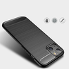 iPhone 13 - Techsuit - Szénszálas Szilikon - Fekete tok - 2. kép