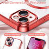 iPhone 13 Techsuit - Luxus Kristály MagSafe - Piros tok - 2. kép
