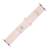  Rögzített - Szilikon Sportos Szíj Készlet 32mm - Apple Watch 1/2/3/4/5/6/7/8/9/10/SE/SE 2 (38/40/41/42mm) - Rózsaszín - 4. kép