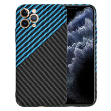 iPhone 11 Pro tok - Techsuit - Carbonite FiberShell - Kék Pulzus