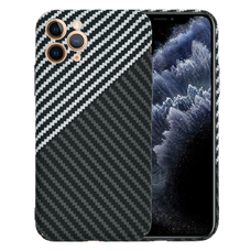 iPhone 11 Pro tok - Techsuit - Carbonite FiberShell - Rejtett szürke