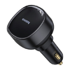 CHG Baseus Enjoyment Pro autós gyorstöltő 55W, USB Type-A + iPhone automata behúzós kábel, fekete - 3. kép