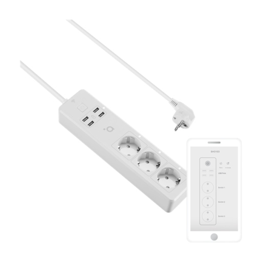 SMH Acme SH3103 Smart Wifi Hálózati elosztó - 3 dugó