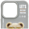 NIMMY tok COOL&CUTE 2.0 Bear for IPHONE 15 Pro Max szürke - 4. kép