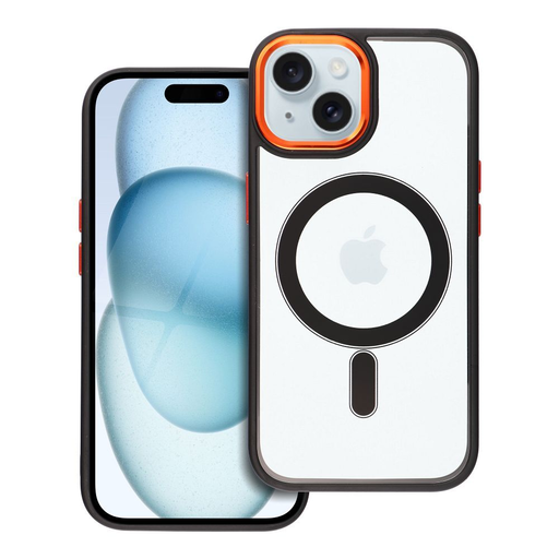 COLOR EDGE MAG COVER tok, kompatibilis MagSafe-val IPHONE 15-höz fekete arany COLOR EDGE MAG COVER tok, kompatibilis MagSafe-val IPHONE 15-höz fekete arany