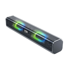 Bluetooth hangszóró 2 x 5W 2,5h Hoco BS49 fém szürke