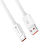 FORCELL F-ENERGY C336 kábel USB A-ról Type-C-re QC4.0 3A 60W 1 m fehér - 1. kép