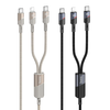 Kábel 2 az 1-ben USB-C - USB-C + Lightning Hoco 5A 100W 1,2 m U139 arany - 1. kép