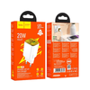 HOCO fali töltő USB A + Type C PD QC3.0 3A 20W N52 fehér - 3. kép