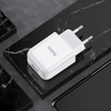 HOCO utazó töltő USB A + kábel USB A-ról Type C-re 2.1A N2 fehér - 3. kép
