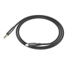 Kábel AUX Jack 3,5 mm - Lightning Hoco 1 m fekete - 0. kép