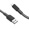 Kábel USB A - Micro USB Hoco 2,4A 1 m X69 fekete fehér - 0. kép